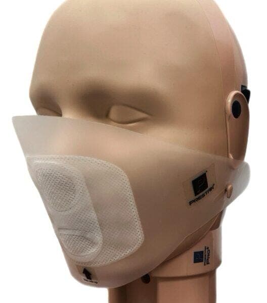 PRESTAN PRO+ Adult Face Shields, 50-pack